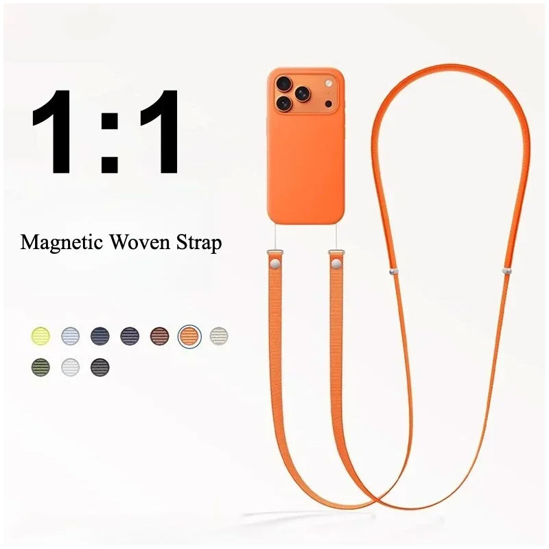 Crossbody Lanyard Neck Strap Case - Orijinal 1:1 Manyetik Çapraz Askılı Telefon