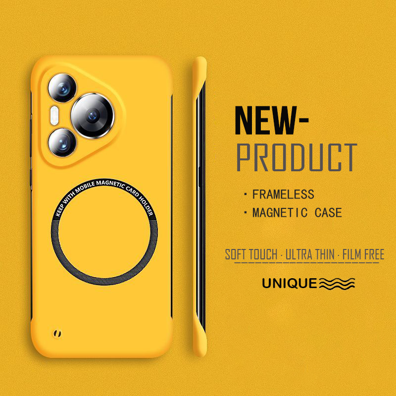 Ultra Thin Frameless Phone Cover - Ultra Ince Sert PC Manyetik Çerçevesiz