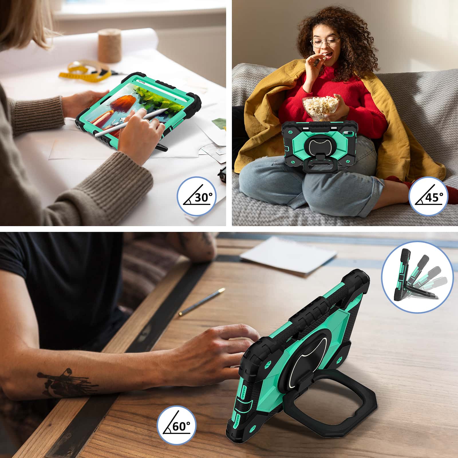iPad Mini 6 A17 Pro için Darbe - Heavy Duty 360 Full Body Protective Case incelemesi ve fiyatı