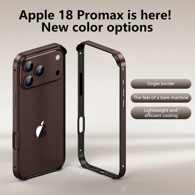 iPhone 18 Pro/18 Pro Max için  - Metal Bumper Aluminum Frame Case incelemesi ve fiyatı