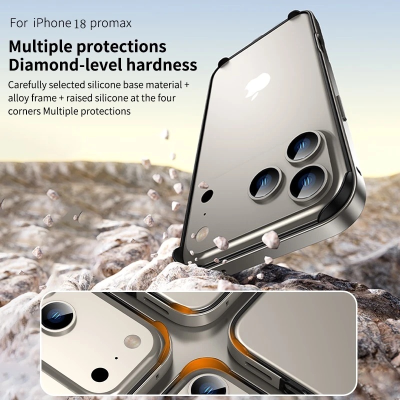iPhone 18 Pro/18 Pro Max için  - Metal Bumper Aluminum Frame Case incelemesi ve fiyatı