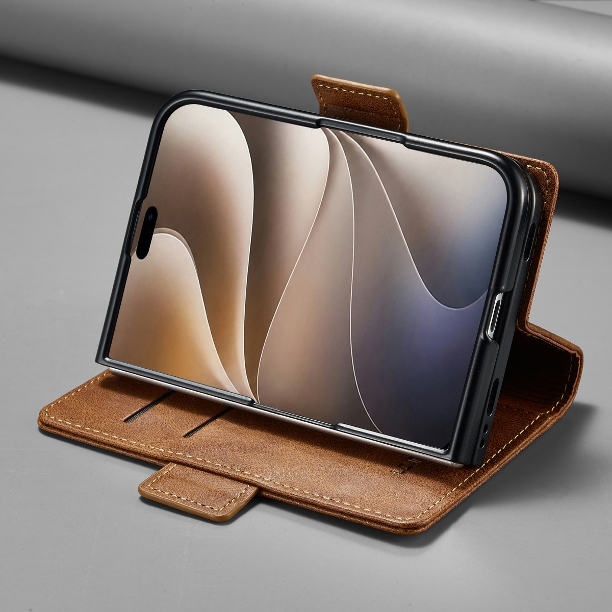 RFID Engelleme Özellikli Kartl - Leather Wallet Card Holder Phone Cover incelemesi ve fiyatı