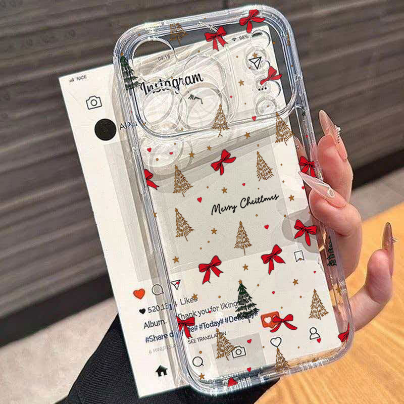 Kırmızı Kurdeleli, Şeffaf, Dar - Clear Shockproof Bumper Case incelemesi ve fiyatı